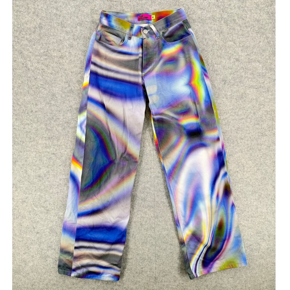 Tyler McGillivary Marcel Tie Dye Psychedelic Abstract Jeans Size X-SMALL